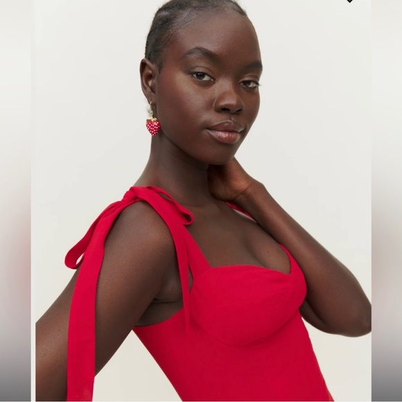NWT Reformation Red Dress - Picture 7 of 7
